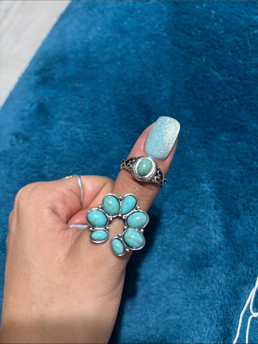 Turquoise Western jewelry bundle - Picture 3 of 8
